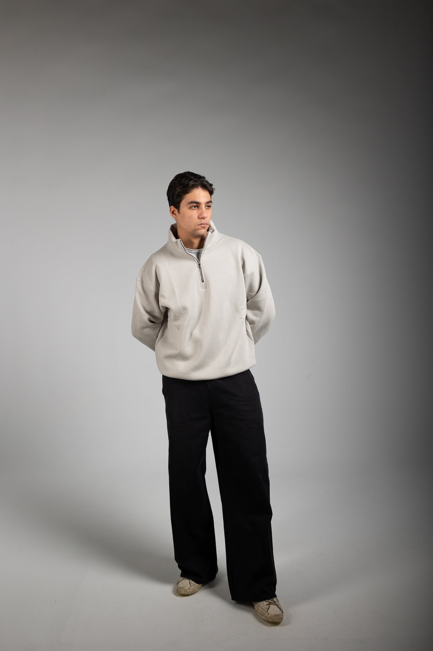 Quarter-Zip Sweater - 0 Apparel