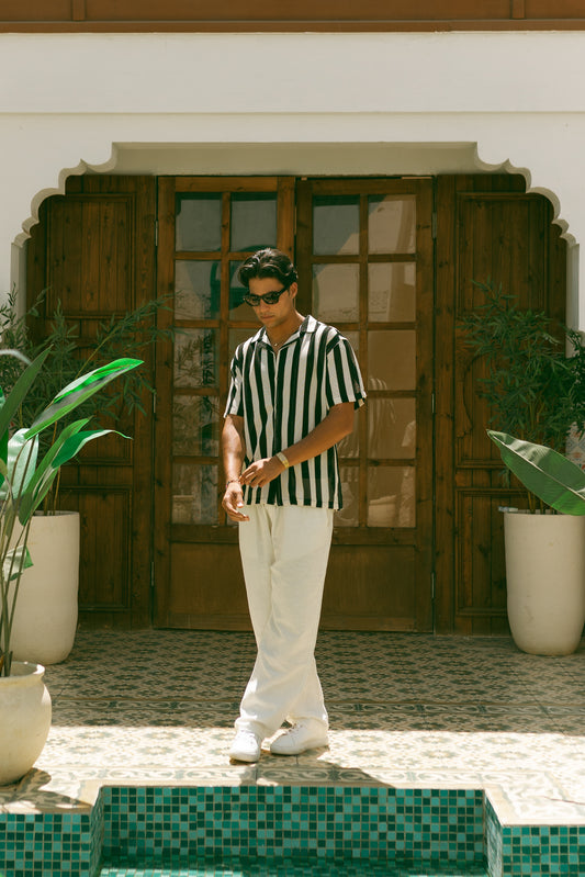 Knitted Striped Shirt