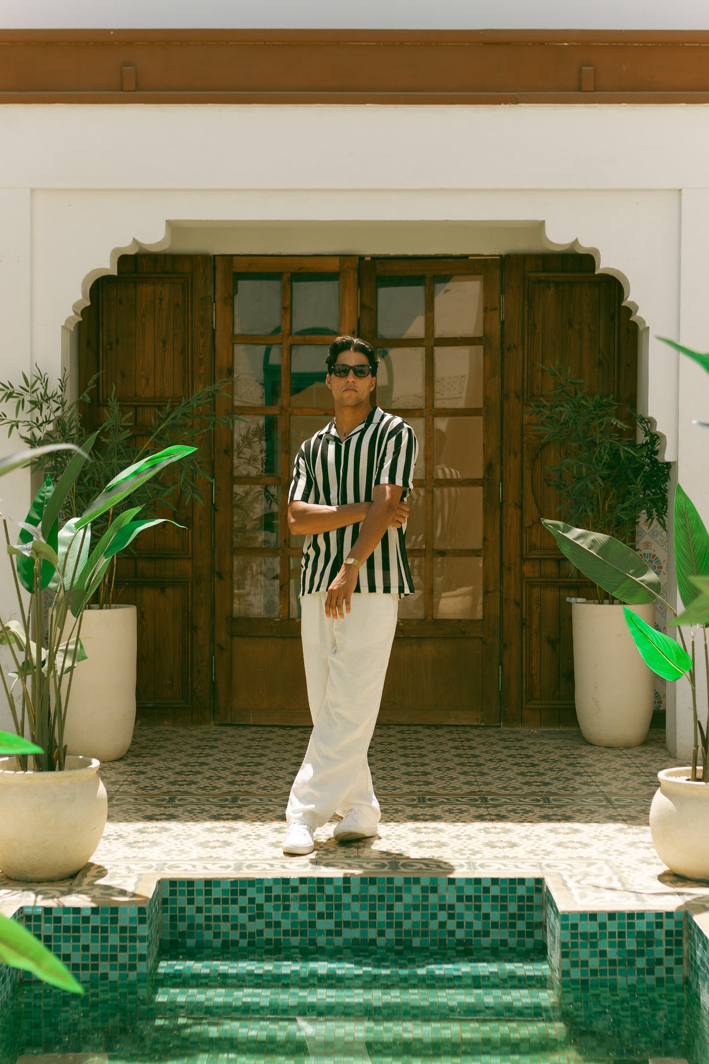 Knitted Striped Shirt