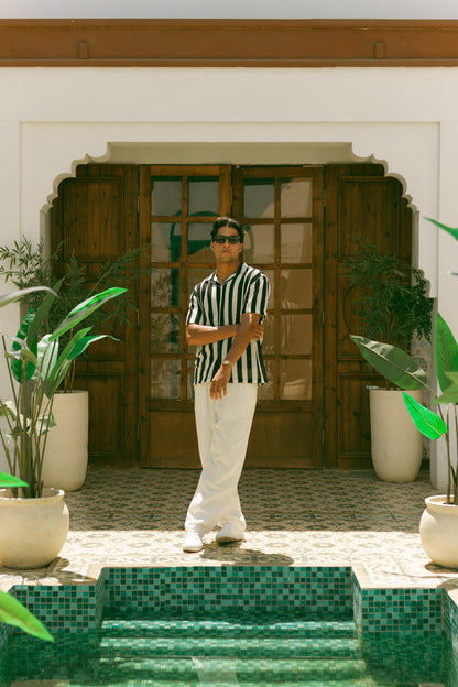 Knitted Striped Shirt