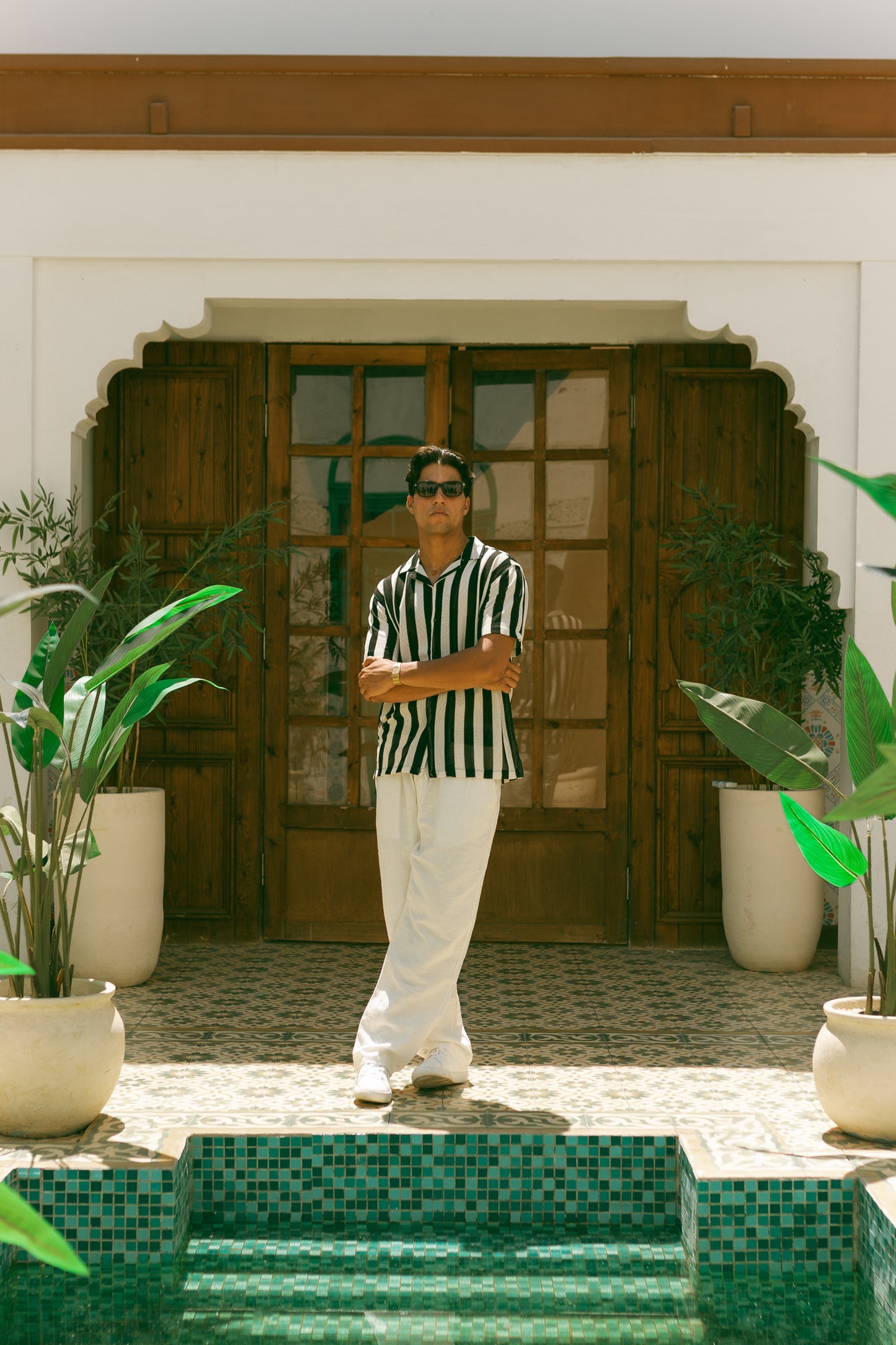 Knitted Striped Shirt