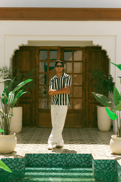 Knitted Striped Shirt