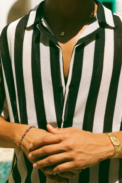 Knitted Striped Shirt