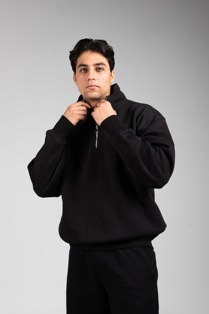 Quarter-Zip Sweater - 0 Apparel