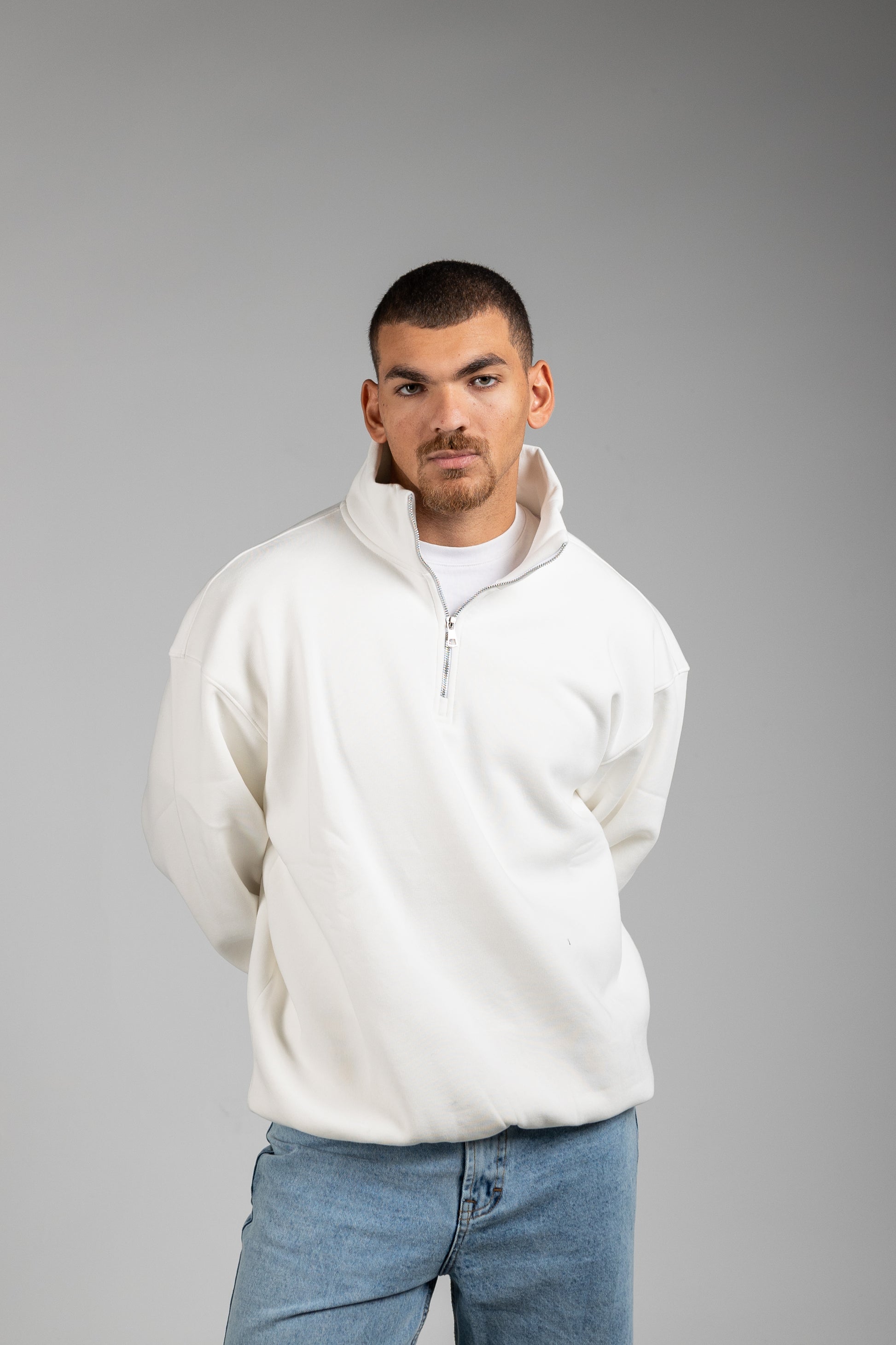 Quarter-Zip Sweater - 0 Apparel