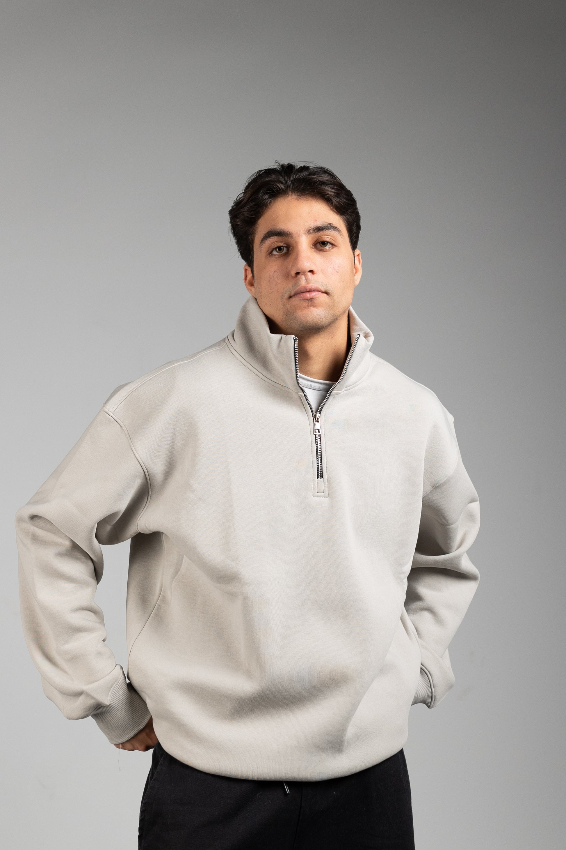 Quarter-Zip Sweater - 0 Apparel