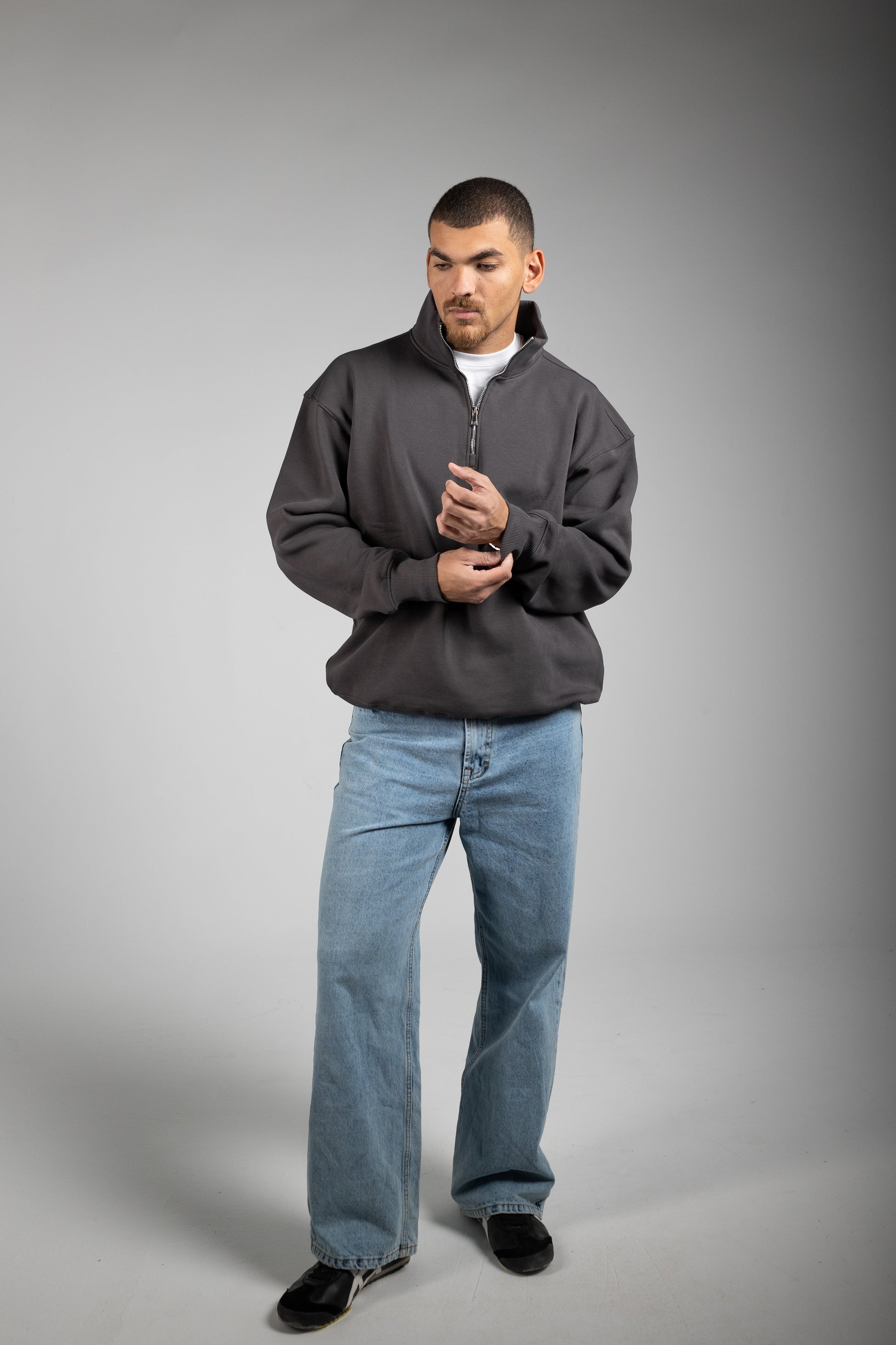 Quarter-Zip Sweater - 0 Apparel