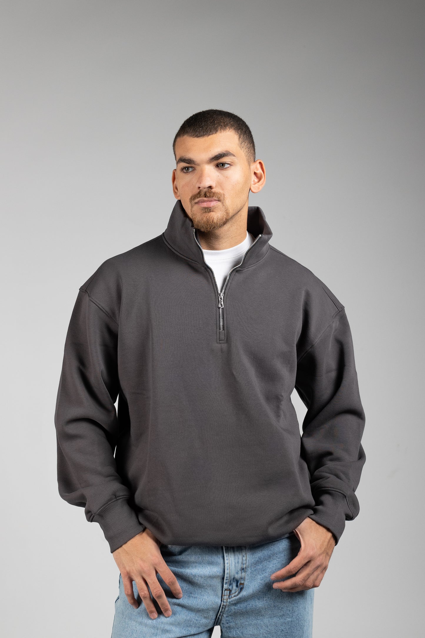 Quarter-Zip Sweater - 0 Apparel