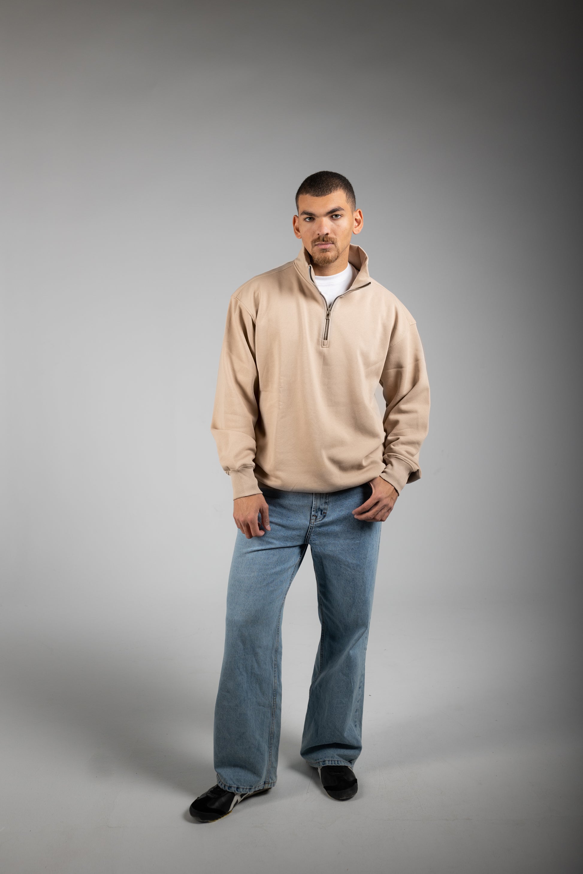 Quarter-Zip Sweater - 0 Apparel