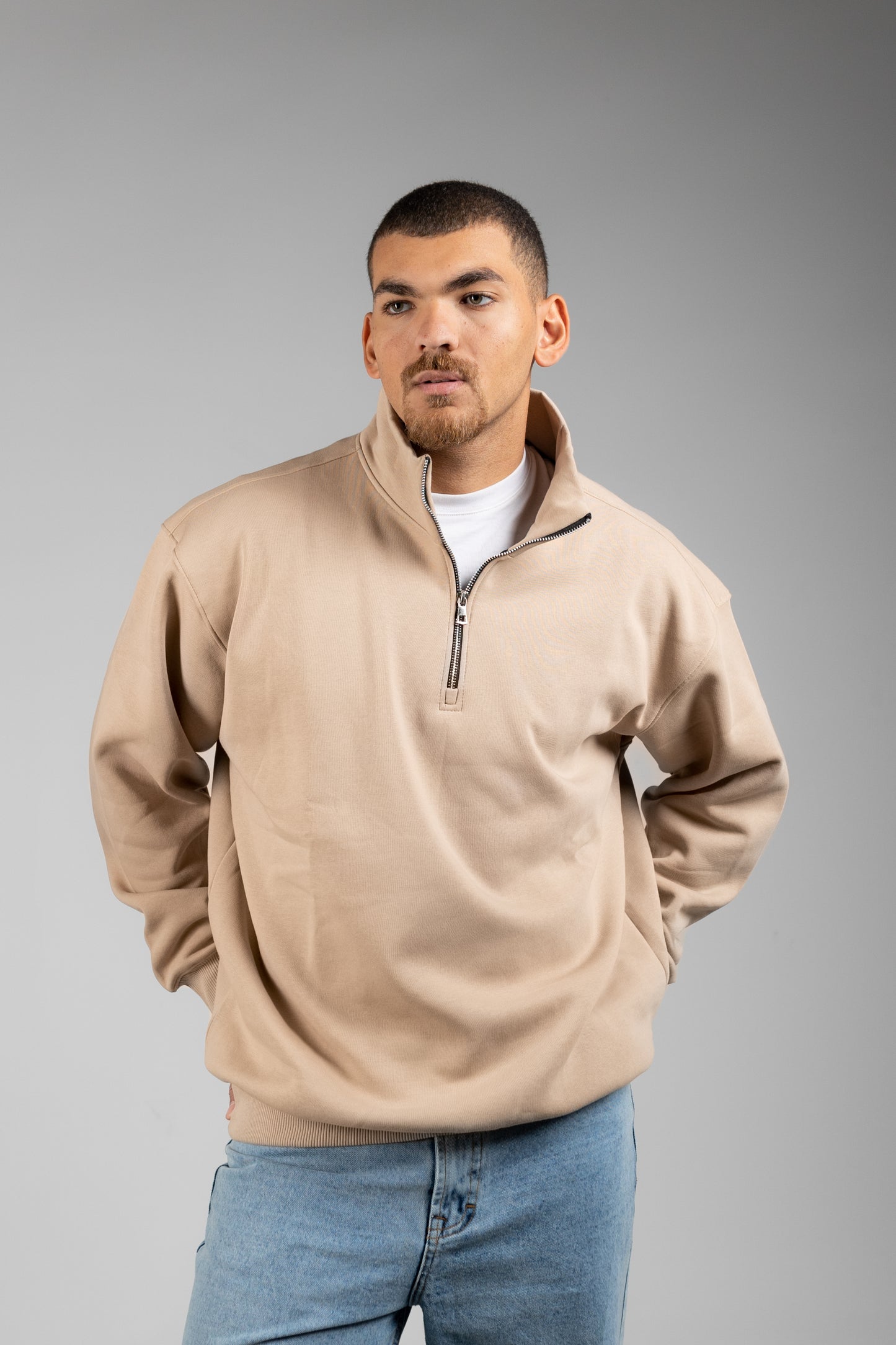 Quarter-Zip Sweater - 0 Apparel