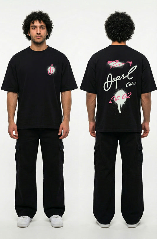 Sprayed T-Shirt (Black)
